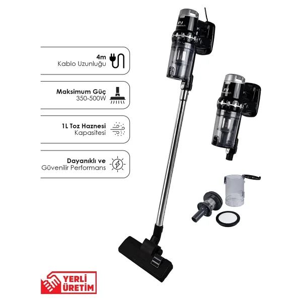 Pirantech EK200 Dikey Elektrikli Süpürge - Görsel 10