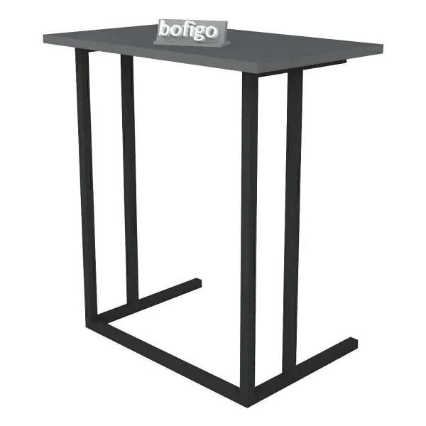 Bofigo Metal Ayaklı Laptop Sehpası Kahvaltı Masası Çalışma Sehpası Stabil Çam - Görsel 5
