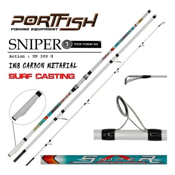 Portfish Sniper 425 Cm 3 Parça Surf Kamış - Görsel 3