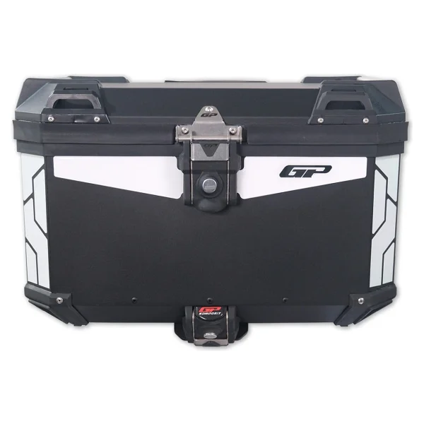 Gp Kompozit Universal 45 Lt Alüminyum Motosiklet Çantası Siyah - Görsel 2