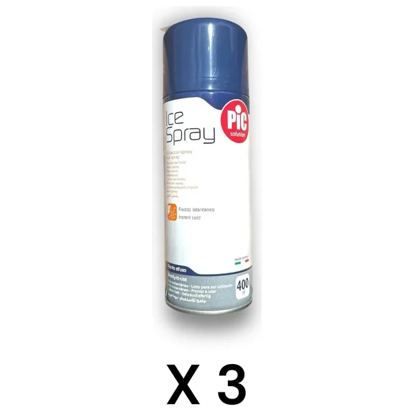 Pic Solution Ice 3'lü 400 ml Soğutucu Sprey - Görsel 4