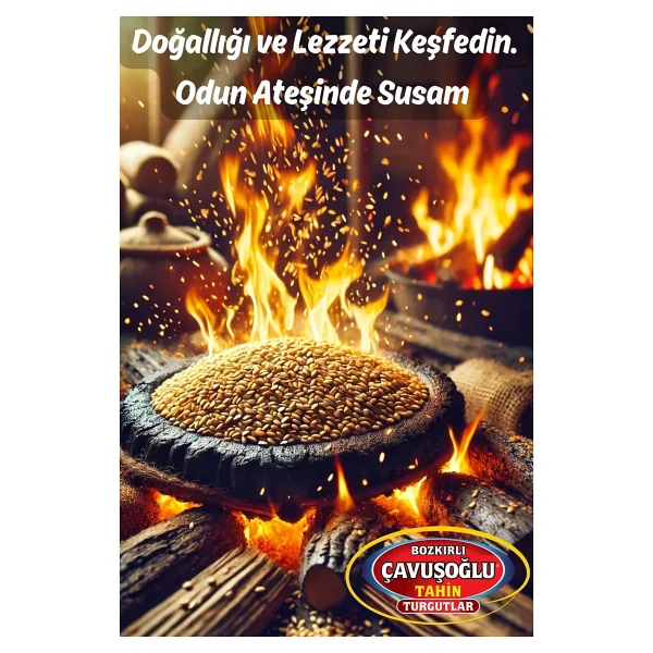 Bozkırlı Çavuşoğlu Odun Ateşinde Kavrulmuş Susam 1000g - 1 kg - Görsel 4