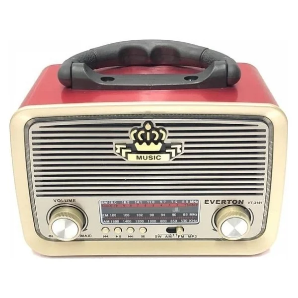 Everton RT-301BT Kahverengi Bluetooth Nostaljik Radyo - Görsel 6