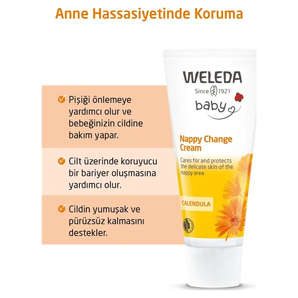 Weleda Baby Organik Pişik Kremi 75 ml - Görsel 10