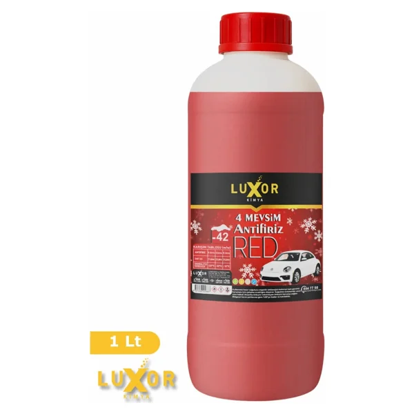 Luxor -42 Derece Konsantre 4 Mevsim 1 lt Kırmızı Antifriz - Görsel 2
