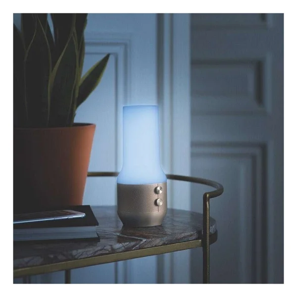 Lexon Terrace Altın Lamba Powerbank Bluetooth Hoparlör - Görsel 10