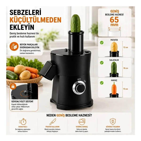 Robo 7in1 Elektrikli Rende - Görsel 4