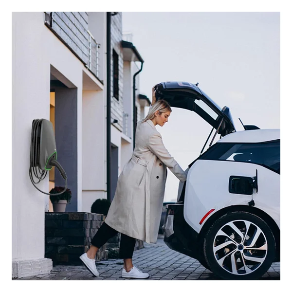 GoboEnergy 22kW Elektrikli Araç Şarj Kablosu (Type 2) AC 3 Faz EV Şarj Kablosu - 5m 22kW Yüksek Performans Elektrikli Araçlar İçin Tip 2 Şarj Kablosu - IP55 Su Geçirmez + IP54 Soket - Görsel 2