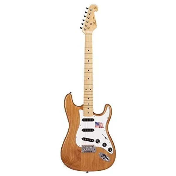 Sx Stratocaster Natural Elektro Gitar - Görsel 5