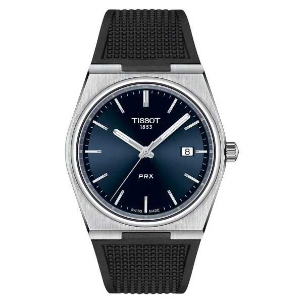 Tissot PRX 40mm T137.410 Kauçuk Kordon Erkek Kol Saati - Görsel 5