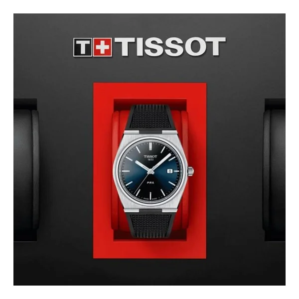 Tissot PRX 40mm T137.410 Kauçuk Kordon Erkek Kol Saati - Görsel 9