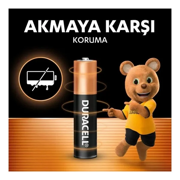 Duracell LR03/MN2400 20'li Alkalin AAA İnce Kalem Pil - Görsel 4
