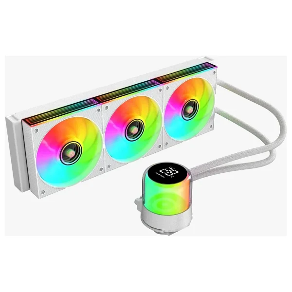 Gametech Hydra AHD360MM ARGB 360 mm Beyaz İşlemci Sıvı Soğutucu - Görsel 3