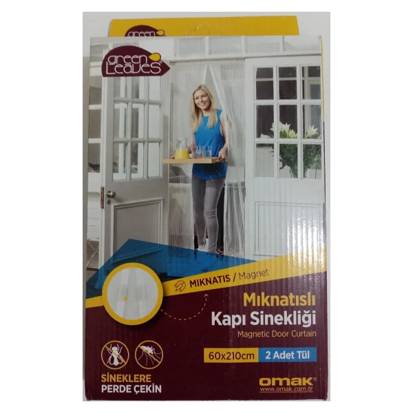 Omak Mıknatıslı Kapı Sinekliği 2x(60x210) Cm + Pencere Sinekliği 100x150 Cm - Görsel 3