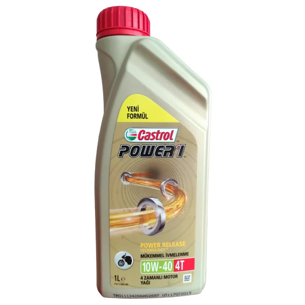 Castrol 10w40 4t Power 1 Motosiklet Yağı Yüksek Performanslı 4 Zamanlı Motorlar İçin Özel Formül - Görsel 4