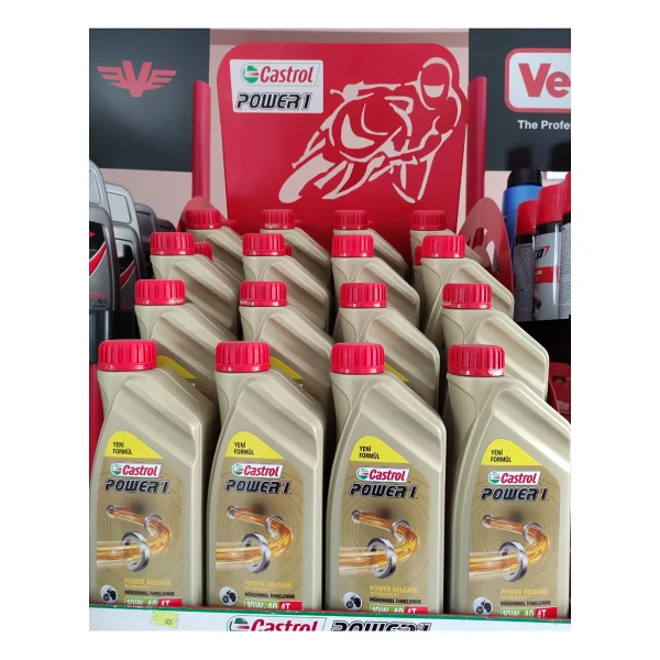 Castrol 10w40 4t Power 1 Motosiklet Yağı Yüksek Performanslı 4 Zamanlı Motorlar İçin Özel Formül - Görsel 3
