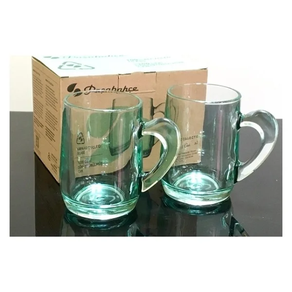 Paşabahçe Aware Collection Recycle 55521 2'li Kulplu Bardak - Görsel 2