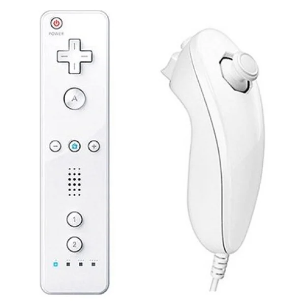 Nintendo Wii Remote Nunchuck Controller Takım Set Motion Plus - Görsel 2