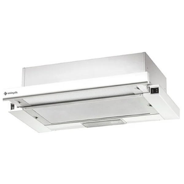 Eminçelik As 1320 W60 Beyaz Sürgülü Aspiratör - Görsel 2
