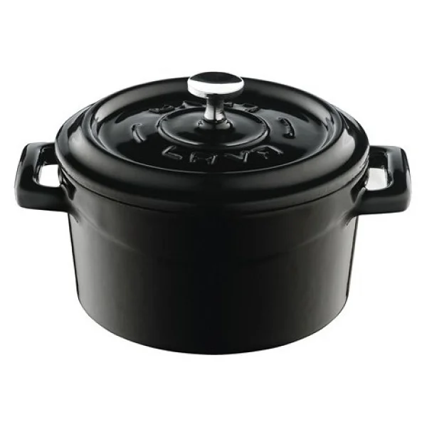 Lava Trendy Siyah 10 Cm Mini Döküm Tencere - Görsel 5