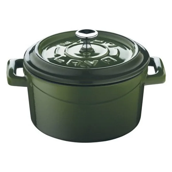 Lava Trendy Siyah 10 Cm Mini Döküm Tencere - Görsel 4
