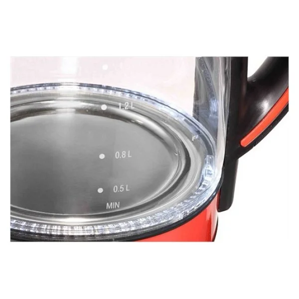 Vestel V-Brunch 2000 Glass Kırmızı 2200 W 1.7 Lt Cam Kettle - Görsel 4