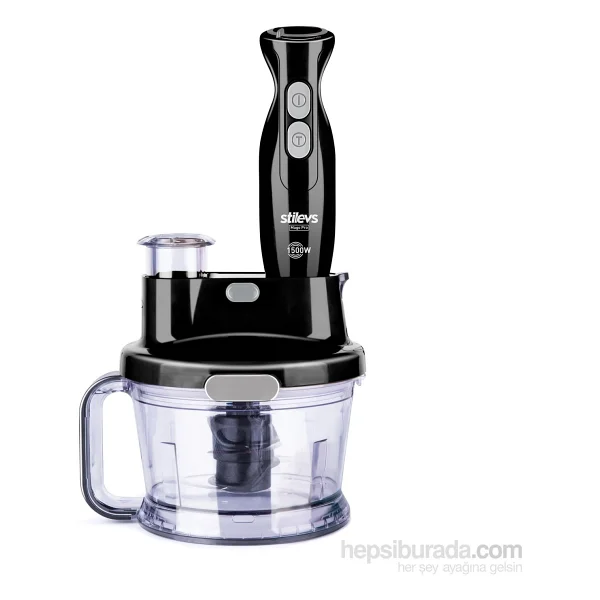 Stilevs Mago Pro Siyah 1500 W Blender Seti - Görsel 2