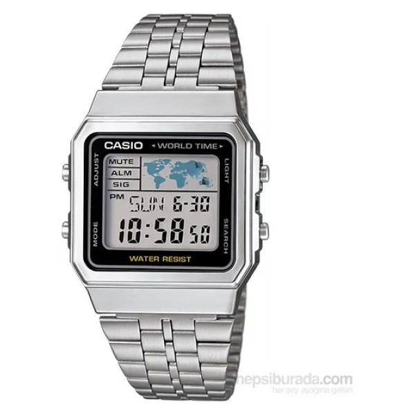 Casio Retro A500wa-1df Erkek Kol Saati - Görsel 4