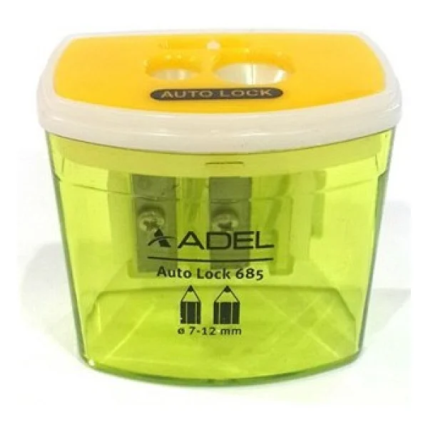 Adel 685 Auto Lock Çift Hazneli Kalemtıraş - Görsel 2