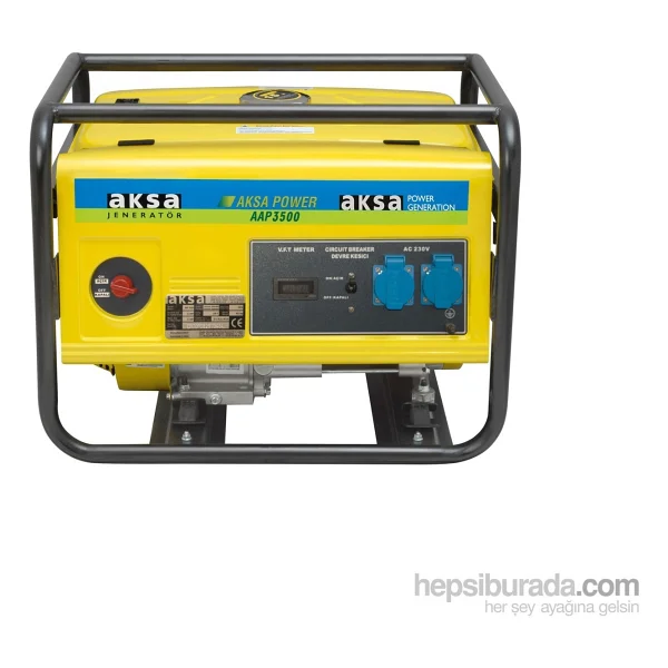 Aksa Aap 3500 E İpli/Marşlı Benzinli Jeneratör - Görsel 2