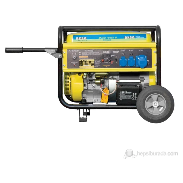 Aksa Aap 8000e 8 Kva İpli/Marşlı Benzinli Jeneratör - Görsel 2