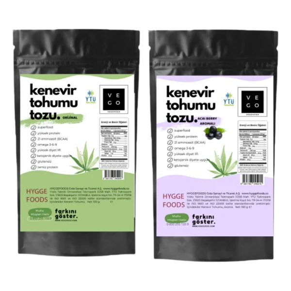 Vegovego Kenevir Kendir Tohumu Tozu - Trend Paket - 2'li Paket - Görsel 10