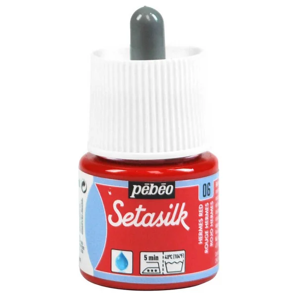 Pebeo Setasilk İpek Boya 45ml Şişe - 03 Tangerine - Görsel 5