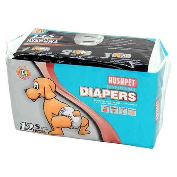 Hushpet Huspet Ultra Emici Köpek Külot Çiş Pedi 12lı - Görsel 2