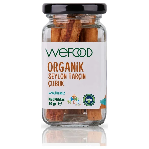 Wefood Organik 20 Gr Glutensiz Seylon Çubuk Tarçın - Görsel 6