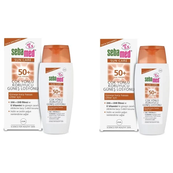 Sebamed Sun Care Çok Yönlü Koruyucu 150 Ml 2 Adet 50 Faktör Güneş Losyonu - Görsel 2