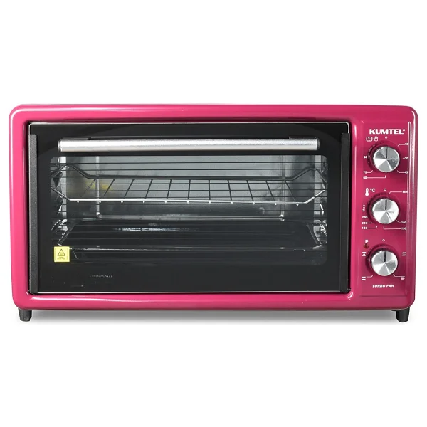 Kumtel LX-3525 40 lt Fuşya Mini Fırın - Görsel 8