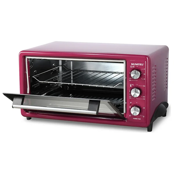 Kumtel LX-3525 40 lt Fuşya Mini Fırın - Görsel 3