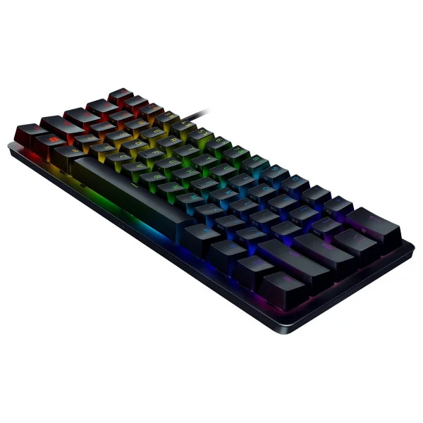Razer Huntsman Mini Us Layout RGB %60 Tkl Purple Switch Kablolu Mekanik Oyuncu Klavyesi - Görsel 4