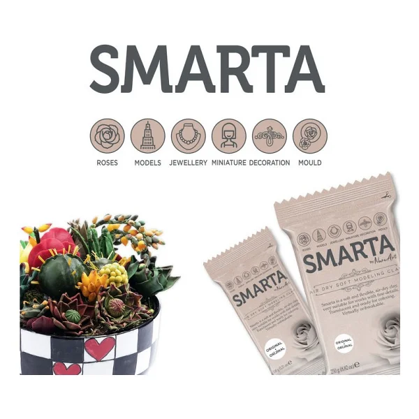 Smarta 100 Gr Kırmızı Modelleme Hamuru - Görsel 5