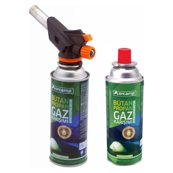 Orcamp Cx-500-227 2'li Gaz Kartuşlu Çakmaklı Pürmüz - Görsel 2