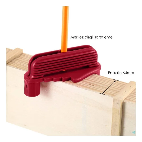 Rox Wood 0118 Abs Merkez İşaretleme Aparatı - Görsel 3