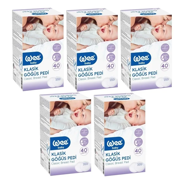 Wee Baby Klasik 40'lı 5 Paket Göğüs Pedi - Görsel 4