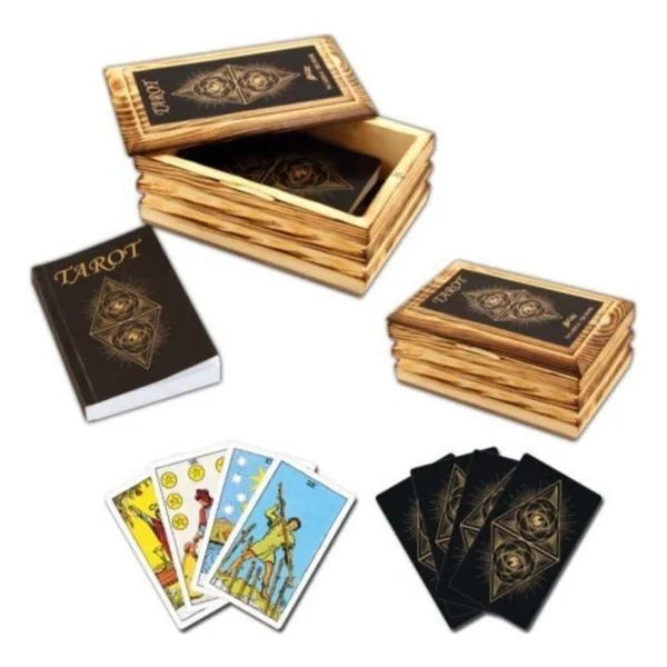 Star Ahşap Kutulu Tarot Kartları - Görsel 2
