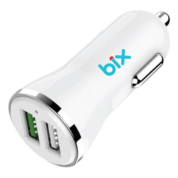 Bix Bx-2ua18 Çift Çıkışlı 18w Araç Şarj Cihazı Beyaz - Görsel 5
