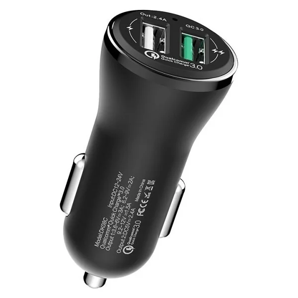 Bix Bx-2ua18 Çift Çıkışlı 18w Araç Şarj Cihazı Beyaz - Görsel 2