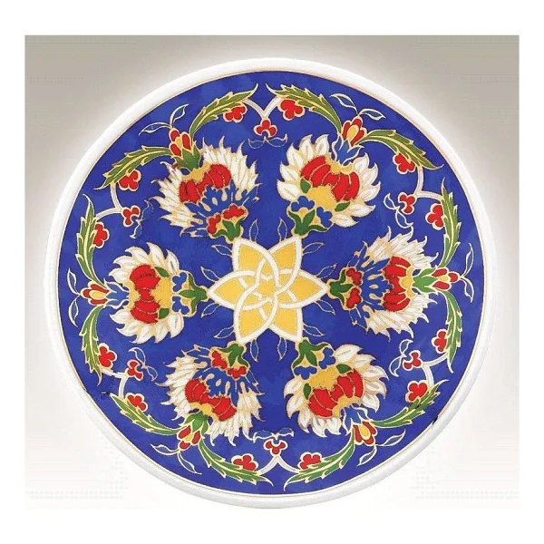 Kütahya Porselen El Dekoru Tabak Dekor No 013883 13 Cm - Görsel 2