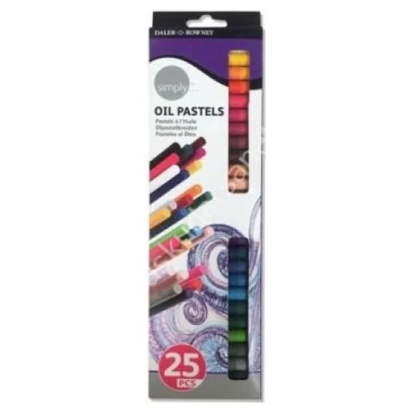 Daler-Rowney Simply 50'li Yağlı Pastel Boya - Görsel 3