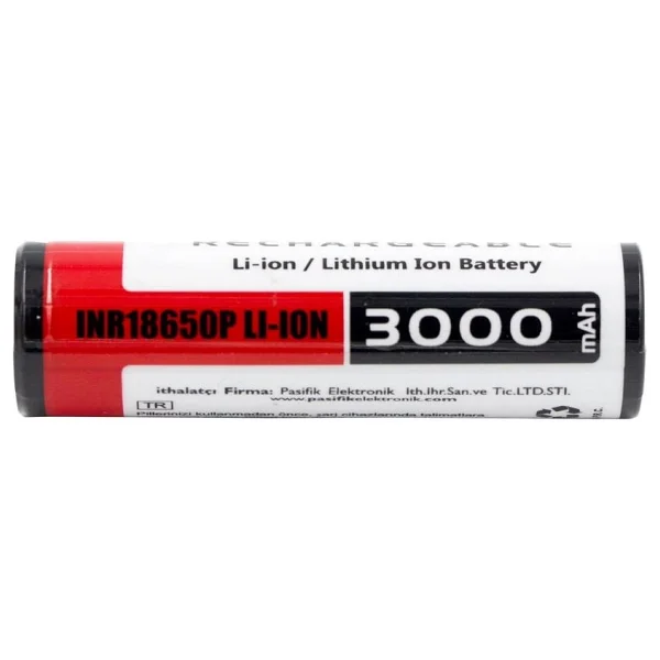 Orion 3000 mAh 3.7 V Inr18650p Li-Ion Şarj Edilebilir Pil - Görsel 3