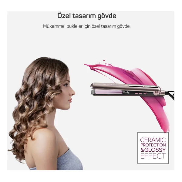 Arzum Ar5062 Bellissima Creativity Glossy Seramik Saç Düzleştirici - Görsel 3
